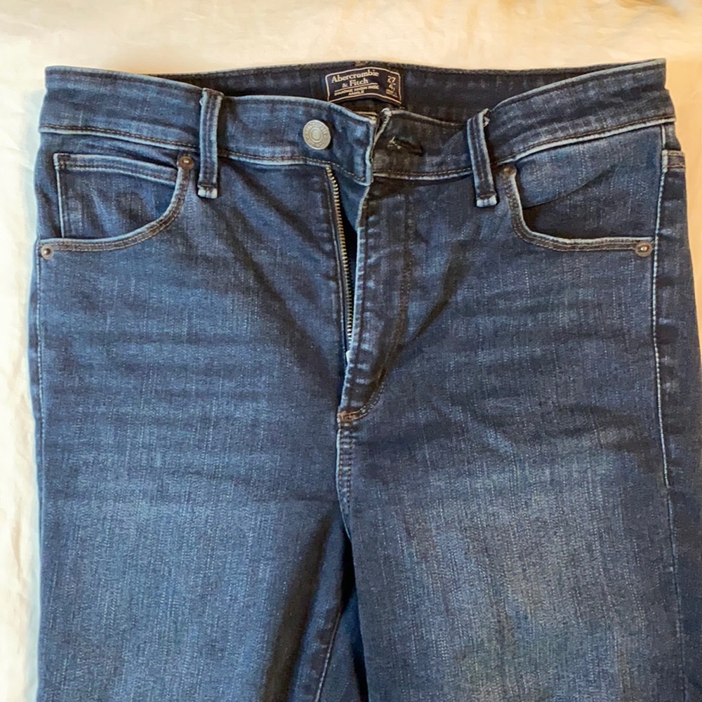 Dark blue jeans
